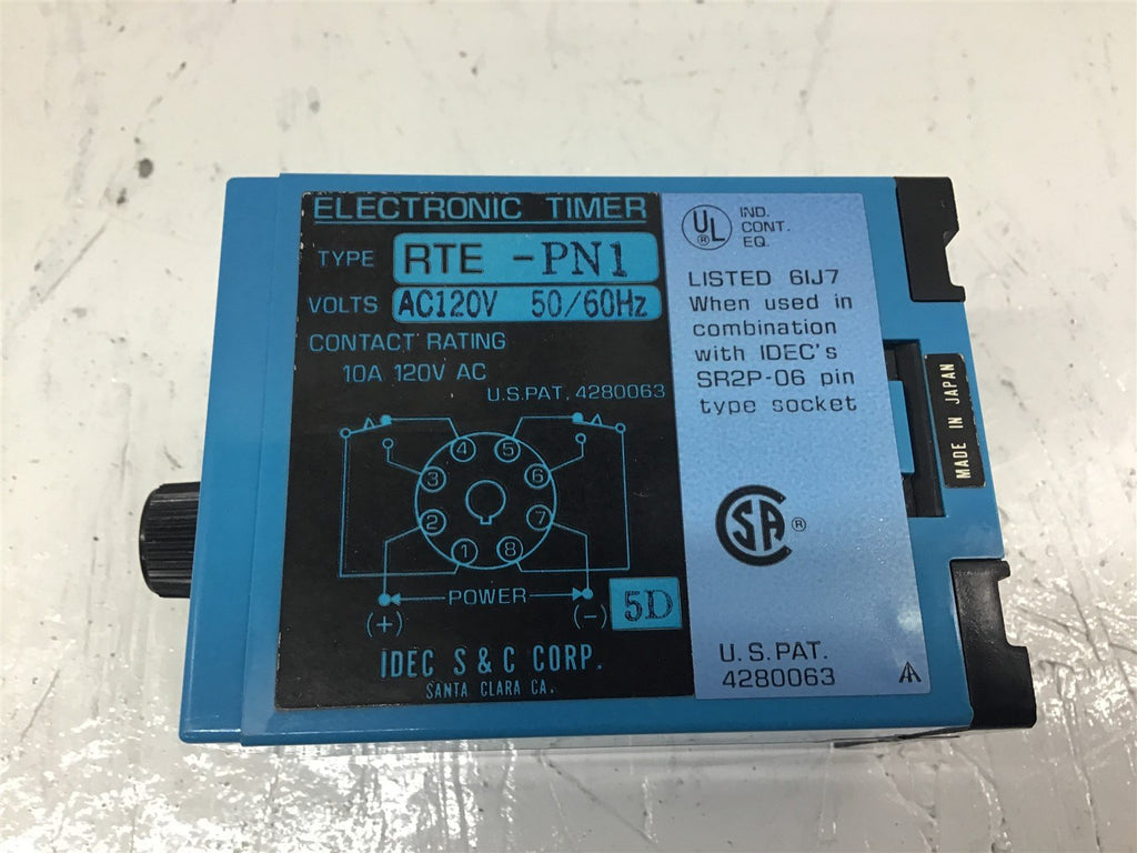 IDEC Electronic Timer RTE-PN1 AC120V 50/60HZ