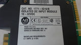 ALLEN-BRADLEY 1771-IQ16/B ISOLATED DC INPUT MODULE, 10-32 VDC, 0.1 AMPS @ 5 VDC