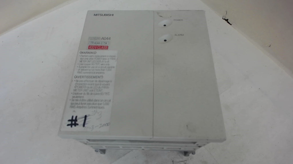 MITSUBISHI FR-A044-0.75K-UL DRIVE / INVERTER, 400 V