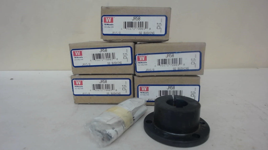 LOT OF 5 --- TB WOOD'S JA58 SURE GRIP BUSHING