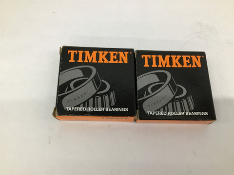 Timken 414-20024 Tapered Roller Bearings Lot Of 2