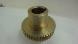 BRASS GEARS, 3.16" OD, 1" KEYED BORE, 3-1/4" OVERALL LENGTH, 48 TEETH