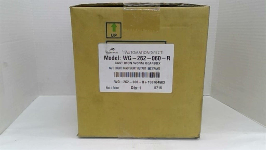 Automation Direct WG262060R Worm Gearbox 60:1 Right Angle 56C Frame