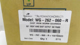 Automation Direct WG262060R Worm Gearbox 60:1 Right Angle 56C Frame