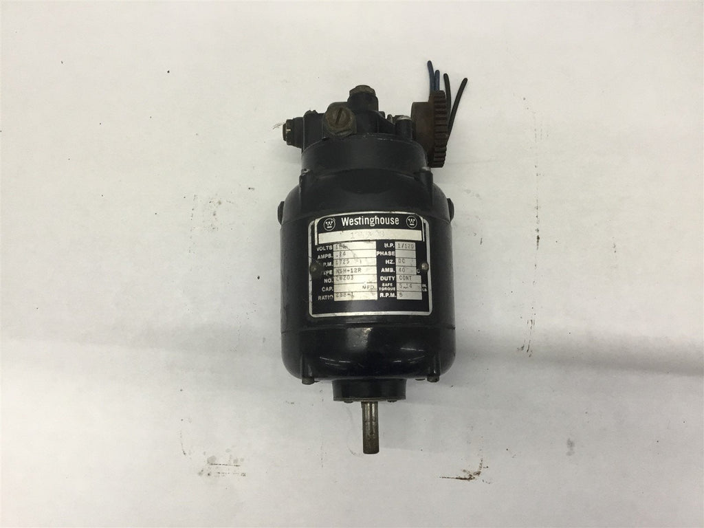 Westinghouse 1245308 1/120 Hp Gear Motor 288:1 Ratio 125V 1725Rpm