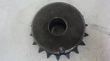 40B18 SPROCKET, 40 CHAIN, 18 TEETH, 3/4" BORE