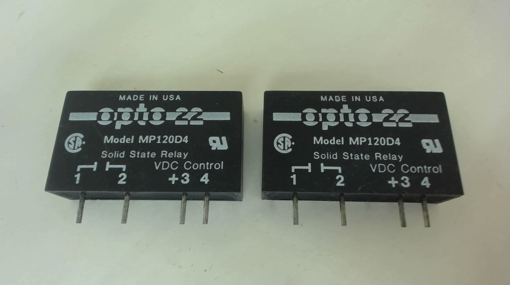 Opto 22 Mp120D4 V Dc Control Solid State Relay