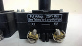 LOT OF 2 CUTLER-HAMMER 10250T/91000T CONTACT BLOCK, ** INCOMPLETE PART NUMBER **