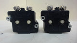 LOT OF 2 CUTLER-HAMMER 10250T/91000T CONTACT BLOCK, ** INCOMPLETE PART NUMBER **