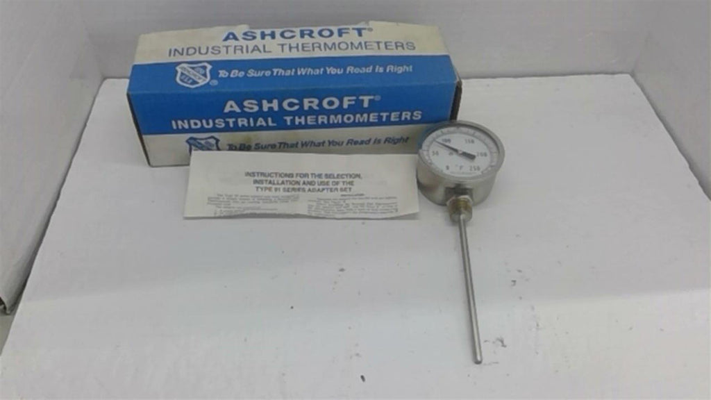 Ashcroft 30EI60L0600/250F Bimetal Thermometer