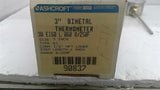 Ashcroft 30EI60L0600/250F Bimetal Thermometer