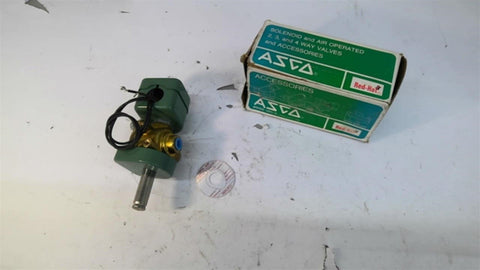 Asco 8342C20 Solenoid Valve 125 PSI 120 Volts 1/4"