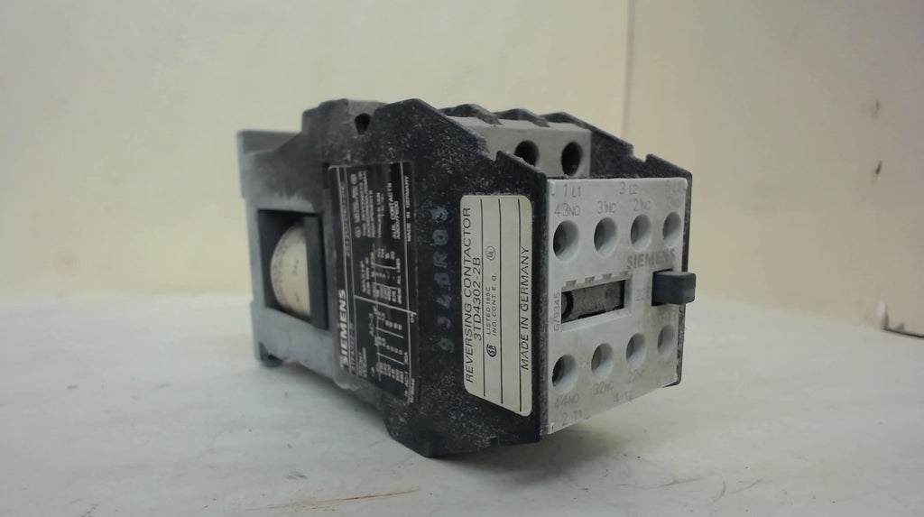 SIEMENS 3TF4322-7F CONTACTOR / STARTER, 22.5 A, RATED AT 460 V, 15 HP, 600V ,MAX