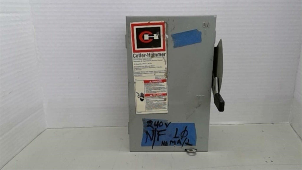 Cutler-Hammer DG221NGB 30A 240 Volts Safety Switch Type 1