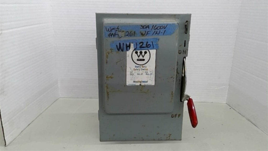 Westinghouse HU-261 30A 600 Vac Safety Switch