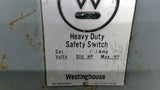 Westinghouse HU-261 30A 600 Vac Safety Switch