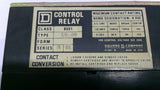 Square D 8501l080 120V 60Hz Control Relay