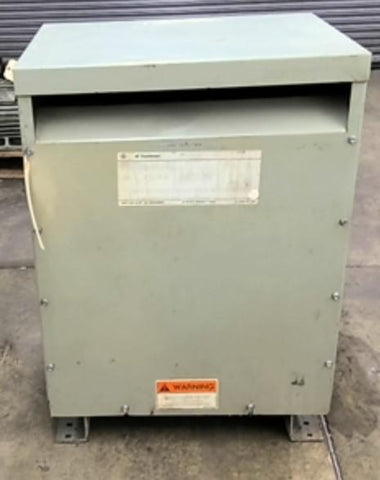 GE 9T23B3882 30KVA Transformer 480V Primary 240V Secondary 3Phase