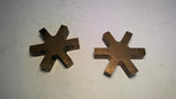 Boston FCBB 20 Brass Spider Coupling Insert Lot Of 2