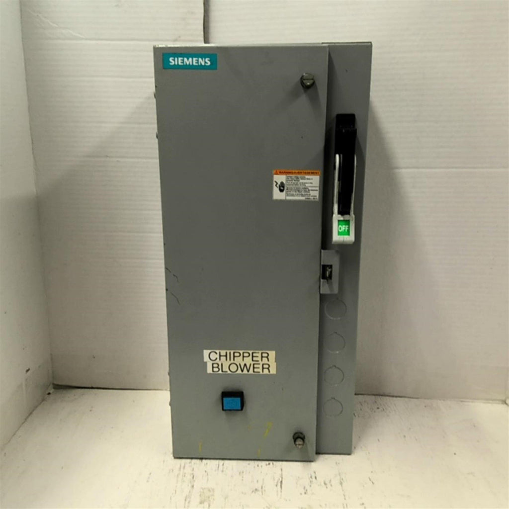 Siemens 18FSF92BF 3 Phase Combination Magnetic Starter (Starter not included)