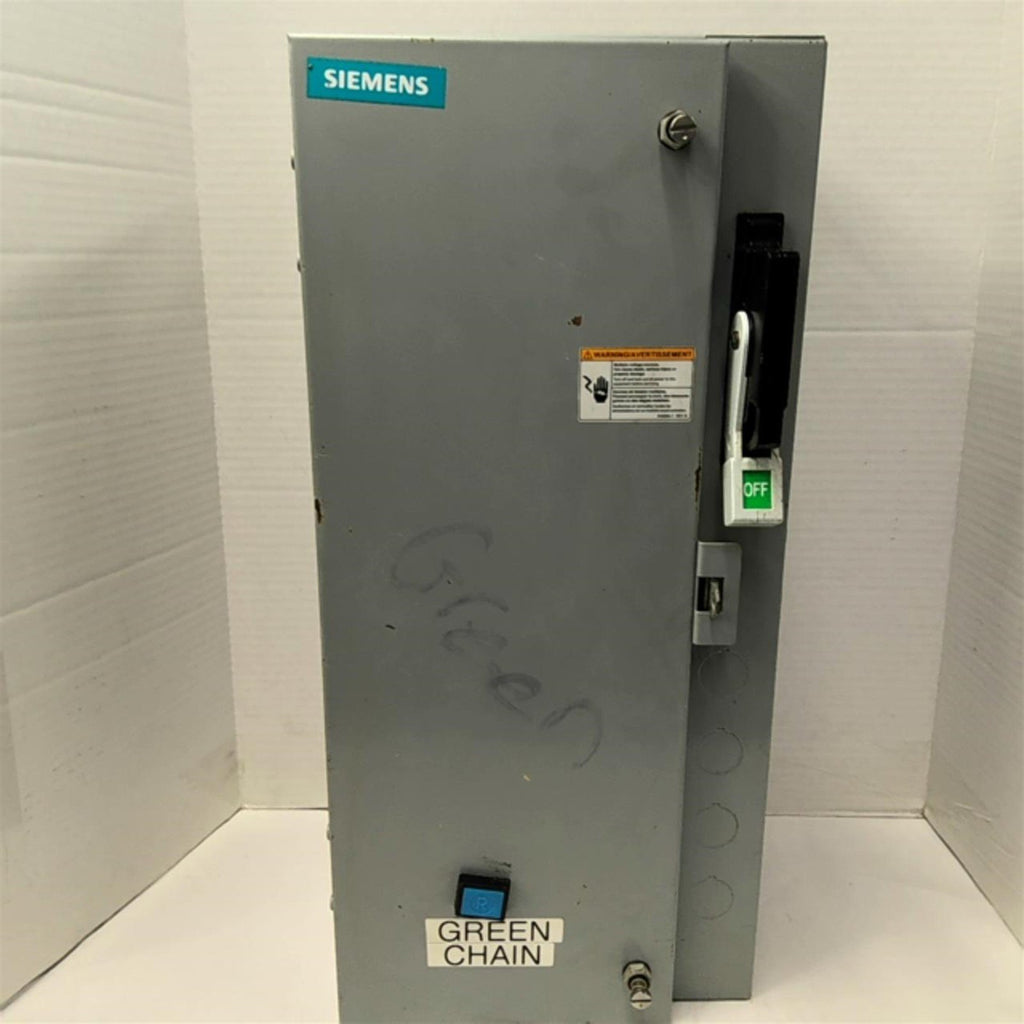 Siemens 18DSD92BF 3 Phase Combination Starter 460 V 10 HP