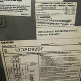 Siemens 18DSD92BF 3 Phase Combination Starter 460 V 10 HP