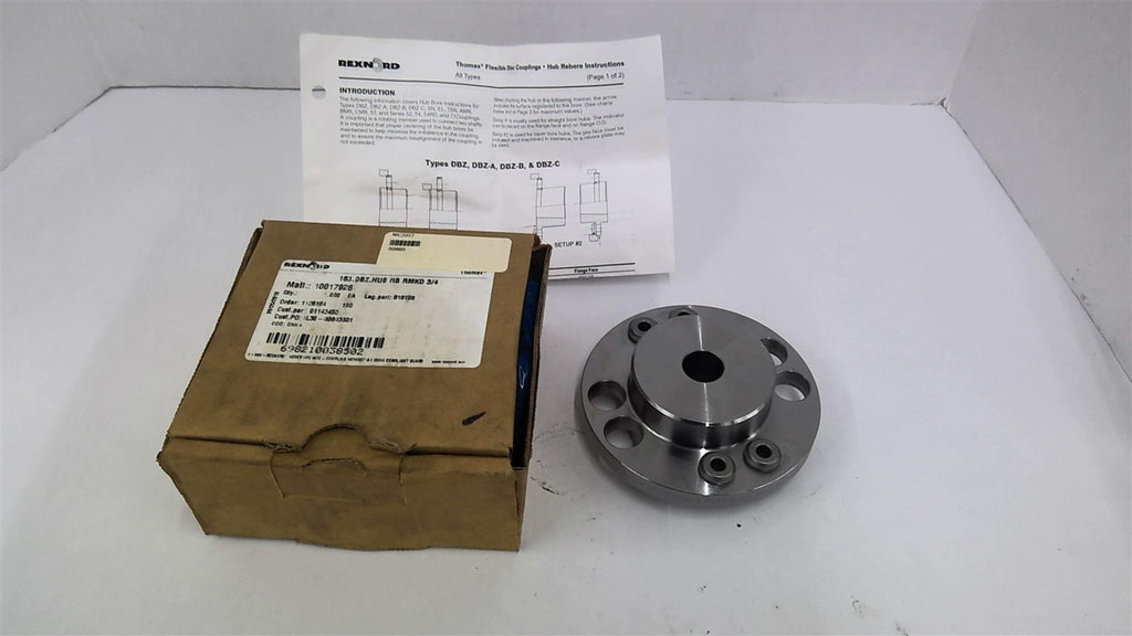 Rexnord 163DBZ Disc Coupling 3/4"