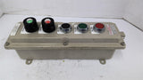 Idec 5 Pushbutton Control Enclosure