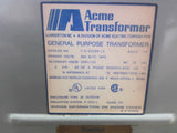 Acme T-2-53308-1S Transformer 3 KVA 480 Pri 208/120 Sec