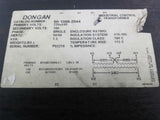 Dongan 50-1500-2044 Transformer 1.5 KVA 220x440 Pri 180 Sec Volts