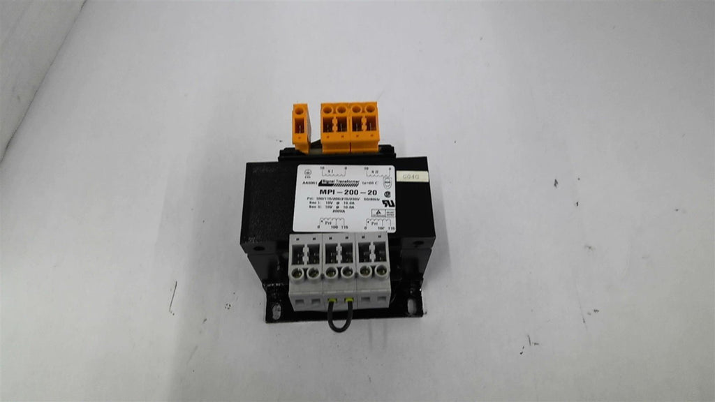 Signal Transformer Mpi-200-20 Power Transformer 230 V Pri 10V Sec 200 VA