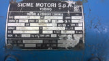 Sicme C13LN BCA/85 18.38 KW 3000 Rpm 400 Volts 55 Amps DC Motor