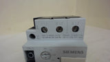 SIEMENS 3VU1300-2MF00 CIRCUIT BREAKER, 0.4-1 AMP, 3 POLE, 2 N.O.