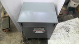 Square D 25S3H Single Phase Transformer 25 kVA 240x480 Pri 120/240 Sec Volts