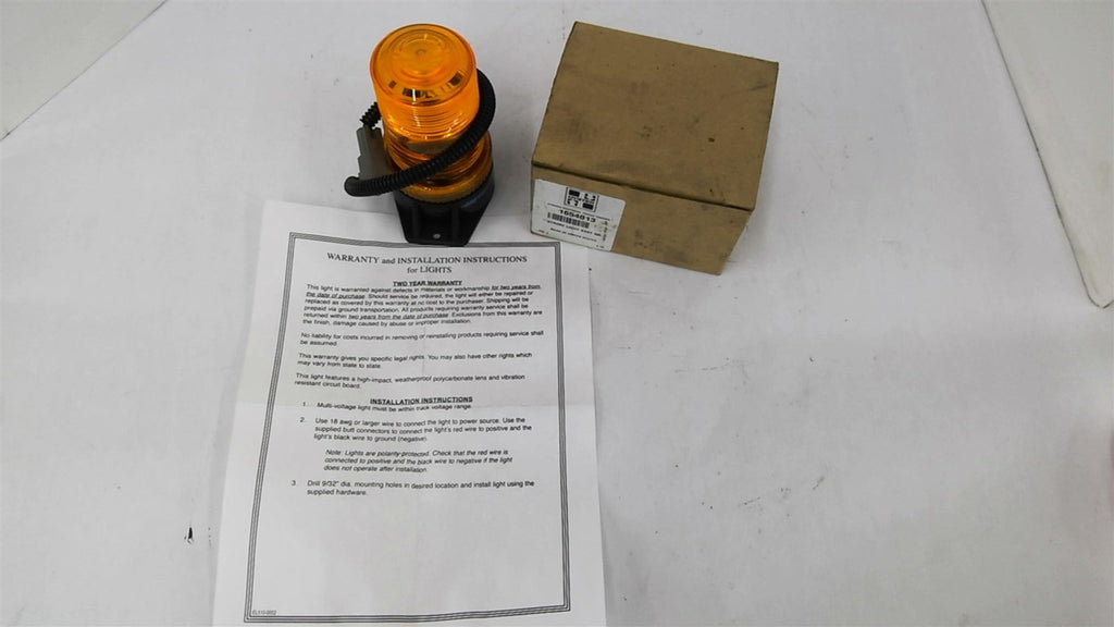 Hyster 1654013 Beacon Strobe Light Assy Amber