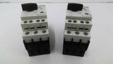 Siemens 3RV1021-1GA10 Circuit Breaker 4.5-6.3 Amp Lot Of 2