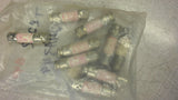 LOT OF 9-GOULD SHAWMUT TRI-ONICS TR2-8/10R FUSE, 2-8/10 AMPS, 250 VOLTS