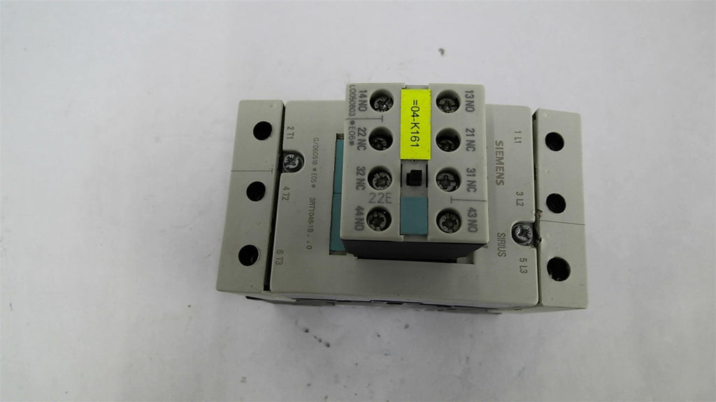 Siemens 3RT1046-1B Contactor 460 Volts 75 HP