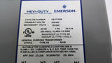 Emerson HS1F750B .75KVA Transformer 240/480V Pri 120/240V Sec Single Phase 3R