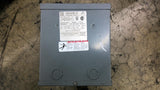 Square D 1.5S1F 1.5Kva Transformer 240/480 Pri 120/240 Sec Volts Single Phase