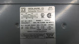 Square D 1.5S1F 1.5Kva Transformer 240/480 Pri 120/240 Sec Volts Single Phase