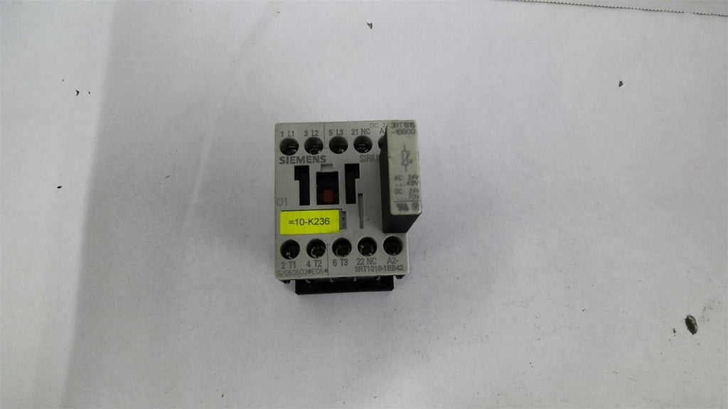 Siemens 3RT1016-1BB42 Contactor 460 V 5 HP