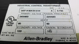 Allen-Bradley 1497-H-BASX-0-N Transformer 0.750 KVA Pri 240/480V Sec 120V