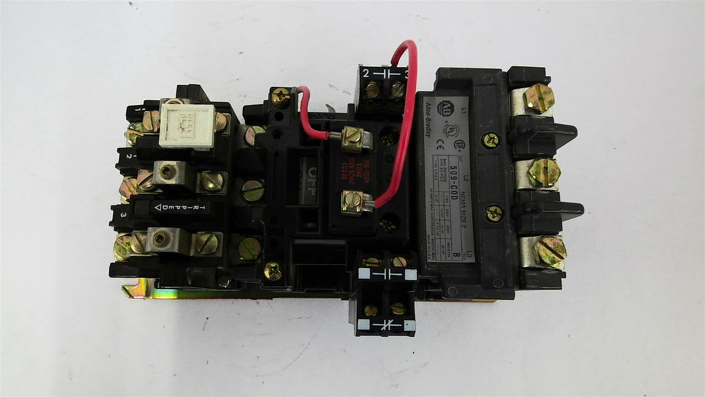 Allen-Bradley 509-C0D Nema Size 2 Starter 460 Volt 25 HP 115-120 V Coil