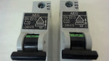 LOT OF 2 --- AEG ELFA E81S MINIATURE CIRCUIT BREAKER, C20, 1 POLE, 240/415 V