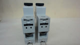 Lot Of 2 --- Aeg Elfa E81S Miniature Circuit Breaker, C5, 1 Pole, 240/415 V