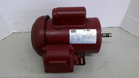 WEG 5018ES1RFDW56-S 1/2hp AC Motor 1800rpm 4p 56 115/230v Single Phase TEFC 60hz