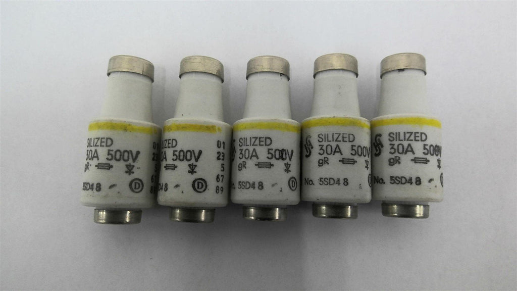 Silized 30A 500V Fuse Lot Of 5