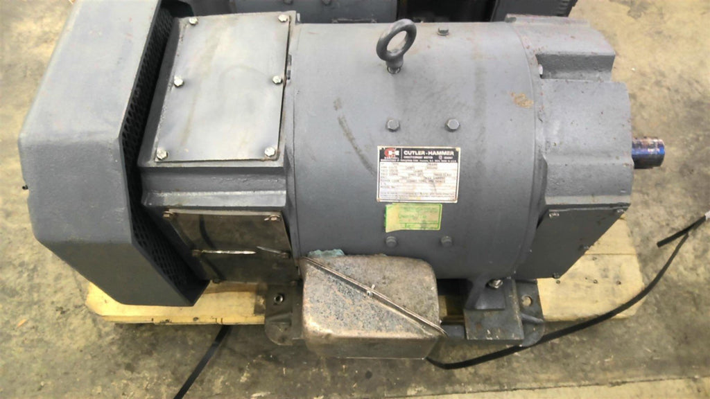 Cutler Hammer 3660F450B01 20HP DC 1750RPM 366AT 150/300V--better pic of data