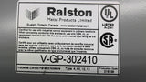 Ralston V-GP-302410 Enclosure 30x24x10 Type 4 4X 12 13